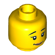 Lego hlava, žlutá (6192470)